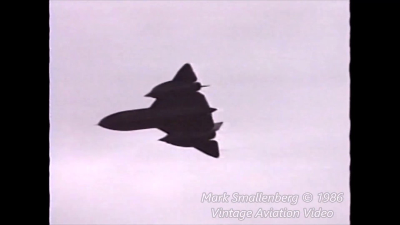 Abbotsford Airshow 1986 - SR-71 Blackbird departure