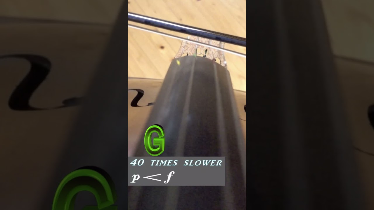 3G cello bowing G string x40 slower C0040 V 6