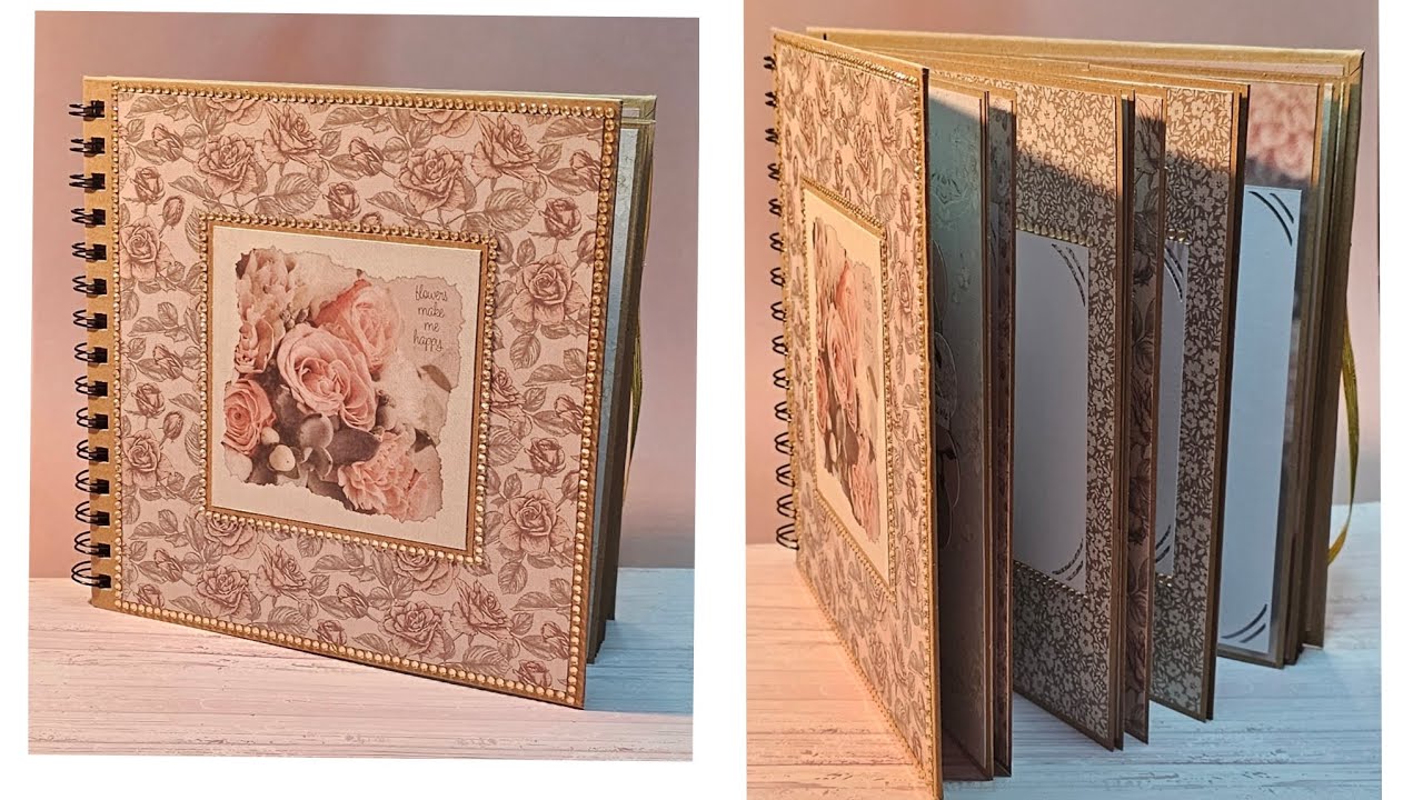 Scrapbooking : tuto 1 album scrapbook 100 % ACTION