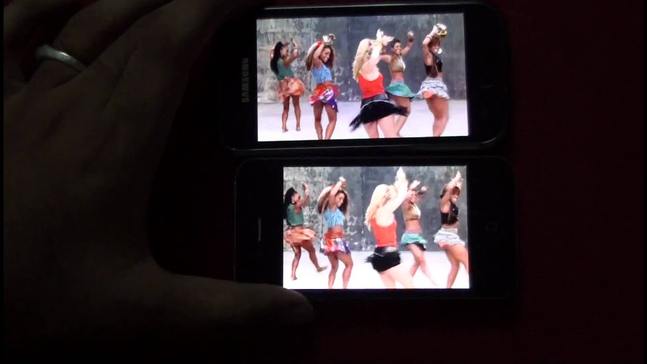 Retina Display vs Samsung SuperAMOLED featuring Shakira