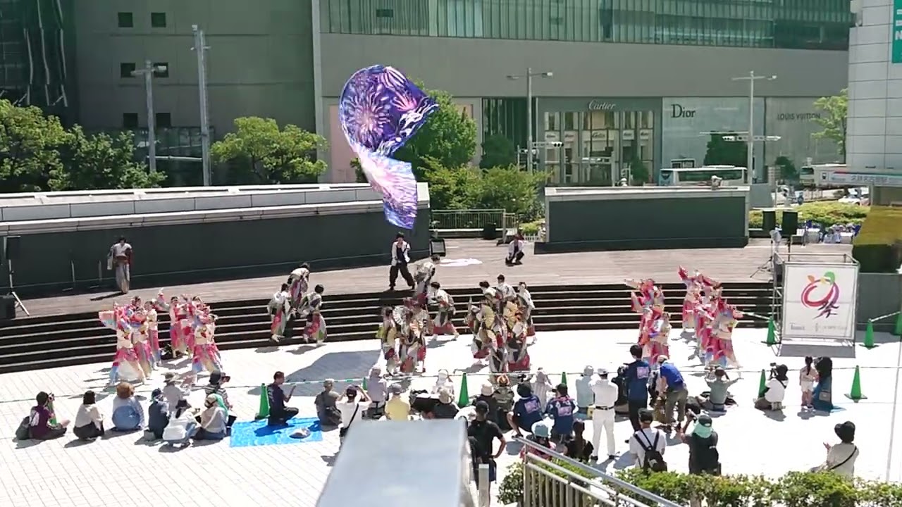 夜さり華-yosaribana-　どまつり2025名古屋駅前JRタワーズガーデン2日目