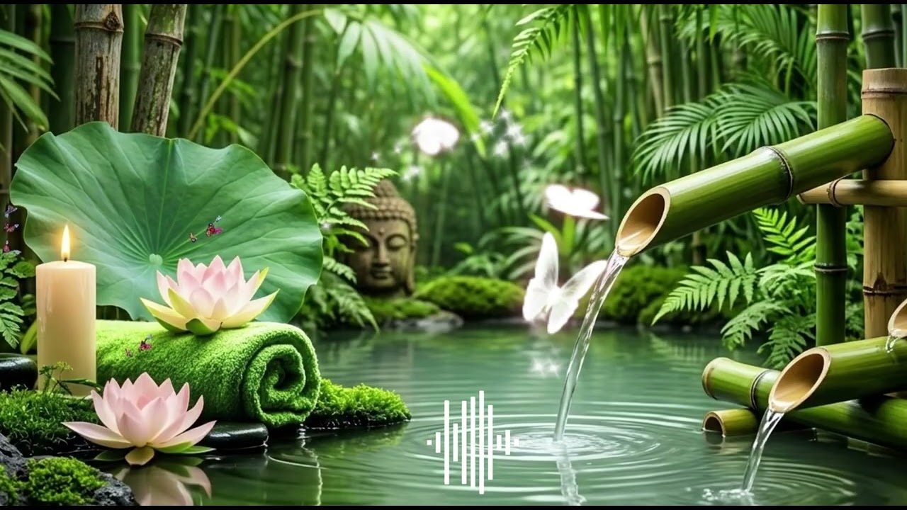 Chinese Zen Sound Bamboo flute Erhu & Guzheng  Soothing Sound Relaxing