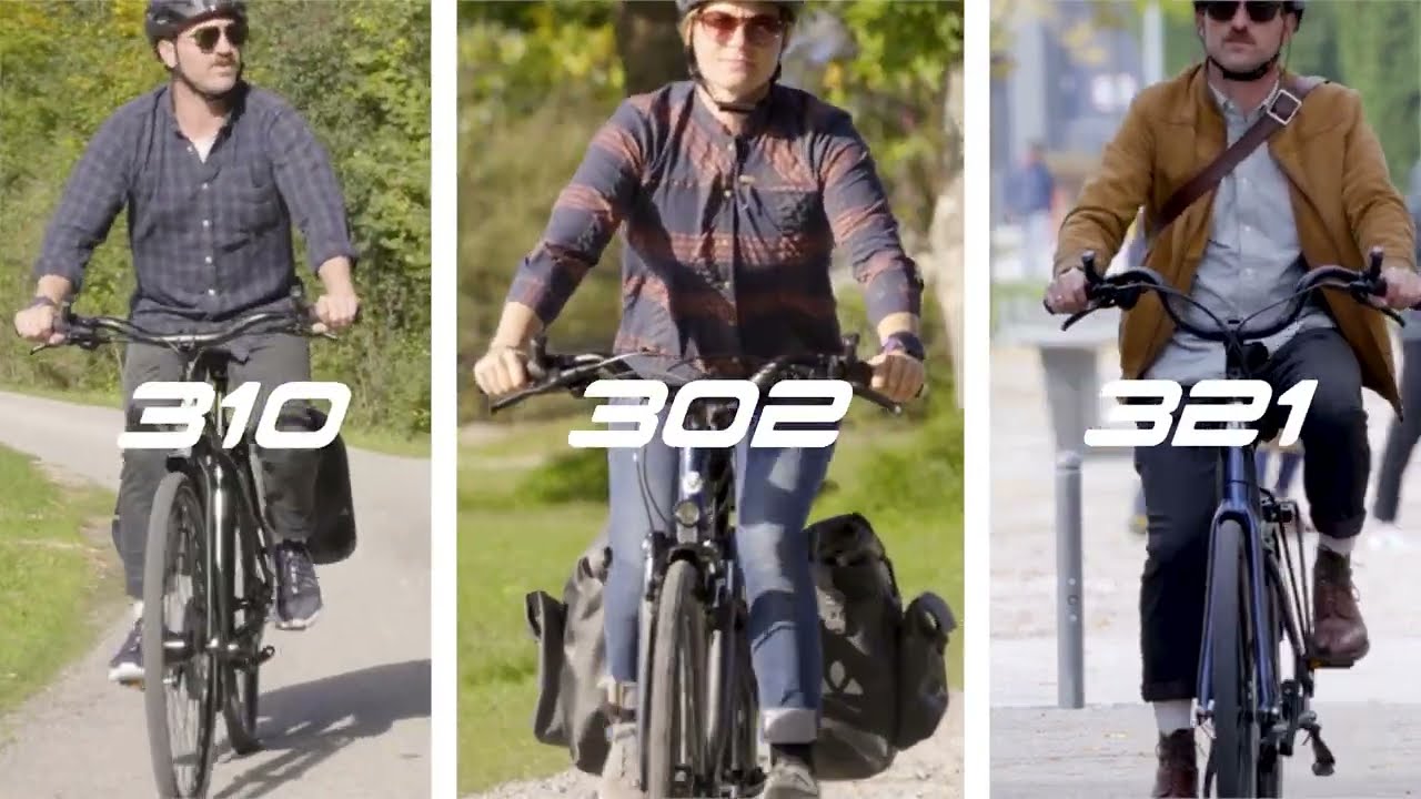 Comfort handlebar series by SQlab: 3 handlebars 3 areas of use 3 sitting positions - EN