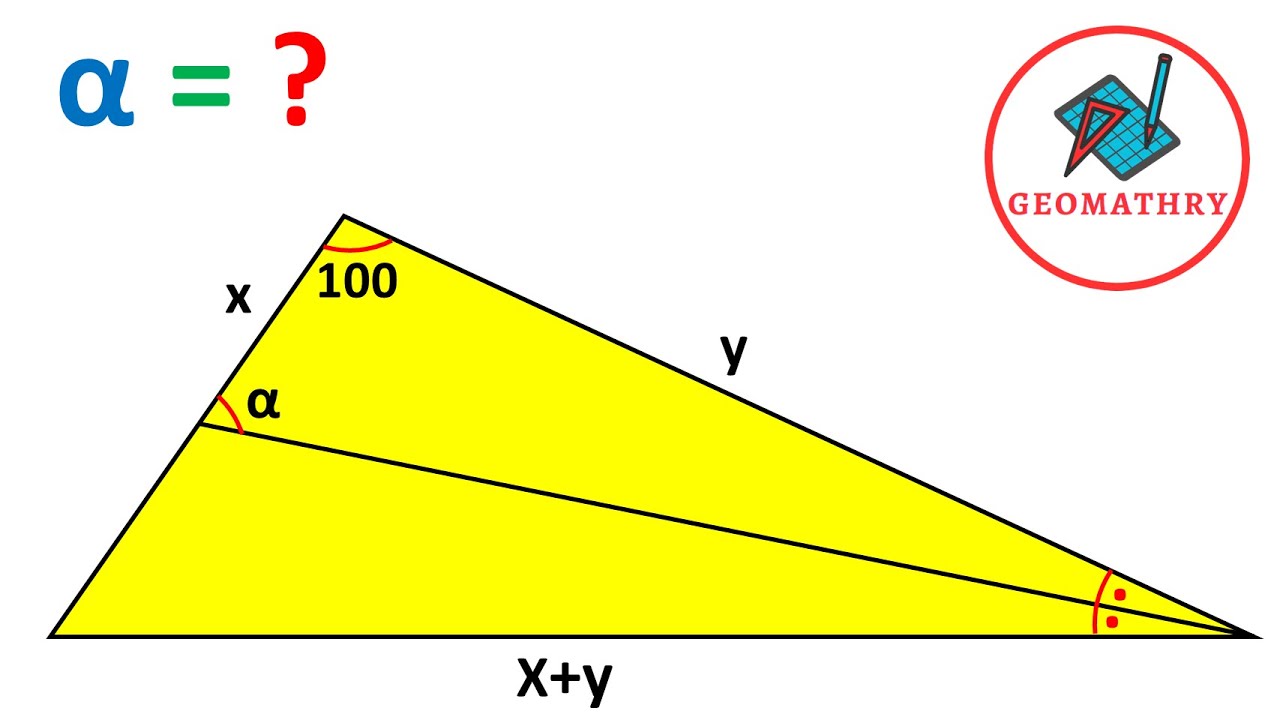 A Nice Triangle Problem | 2 Methods