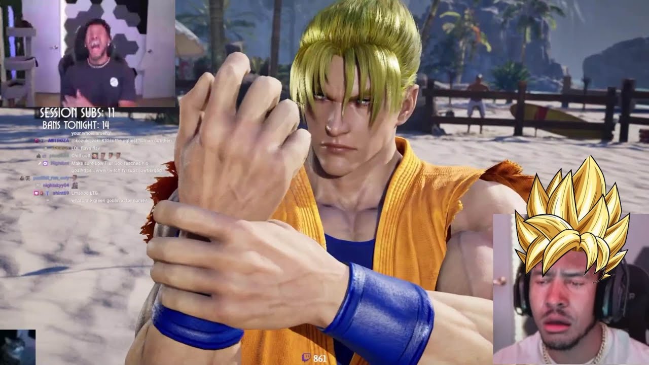LowTierGod КРИЧИТ после поражения от игрока Tekken