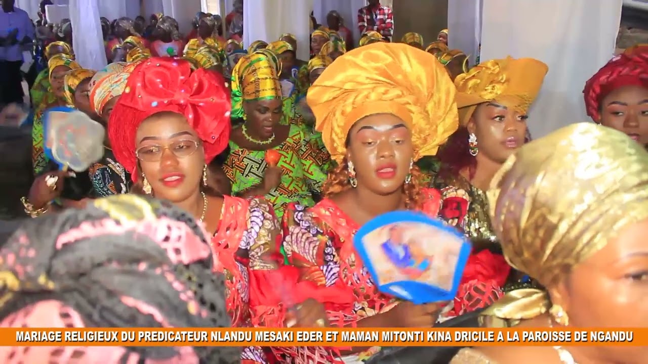 MARIAGE RELIGIEUX DU PREDICATEUR NLANDU EDER ET MAMAN MITONTI DRICILE A LA P/ DE NGANDU
