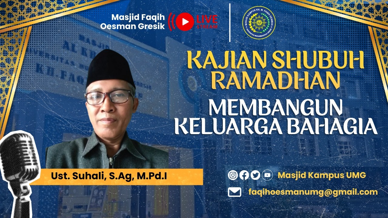 [ 🔴 Live ] : KAJIAN RAMADHAN || MEMBANGUN KELUARGA BAHAGIA || Ust. Suhali, S.Ag, M.Pd.I