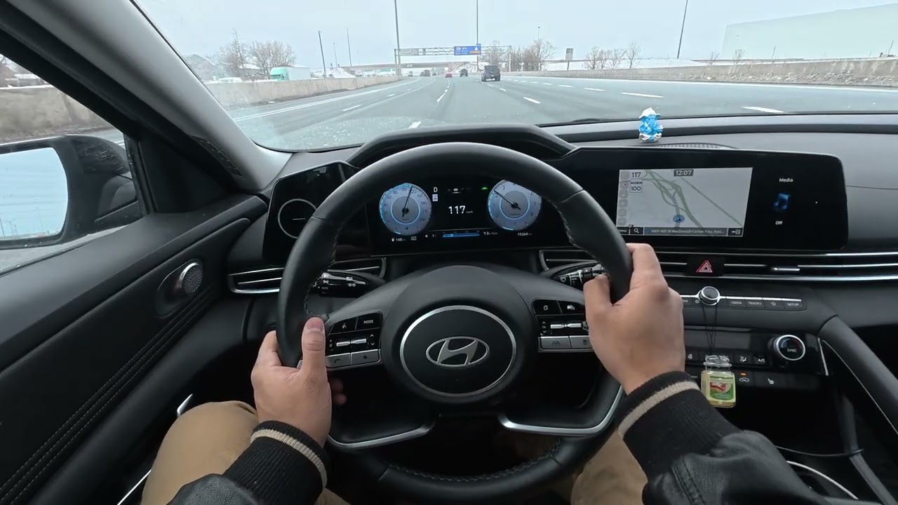 Driving ON 401 in Pro Resolution - Relaxing POV - Dji Action 5 Pro