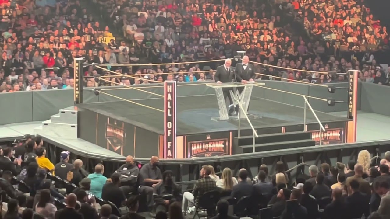 Steiner Brothers Hall of Fame Induction 2022 Live Crowd!