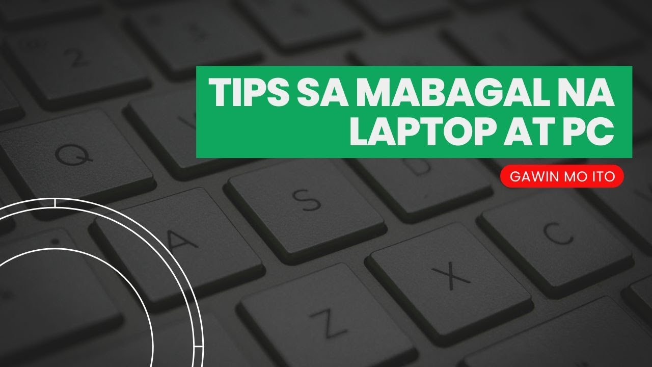 Sagot sa Mabagal na PC | Desktop or Laptop