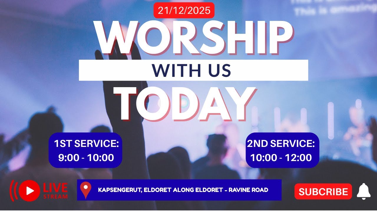 RCEA KAPSENGERUT SUNDAY CHURCH LIVE SERVICE 21/12/2025