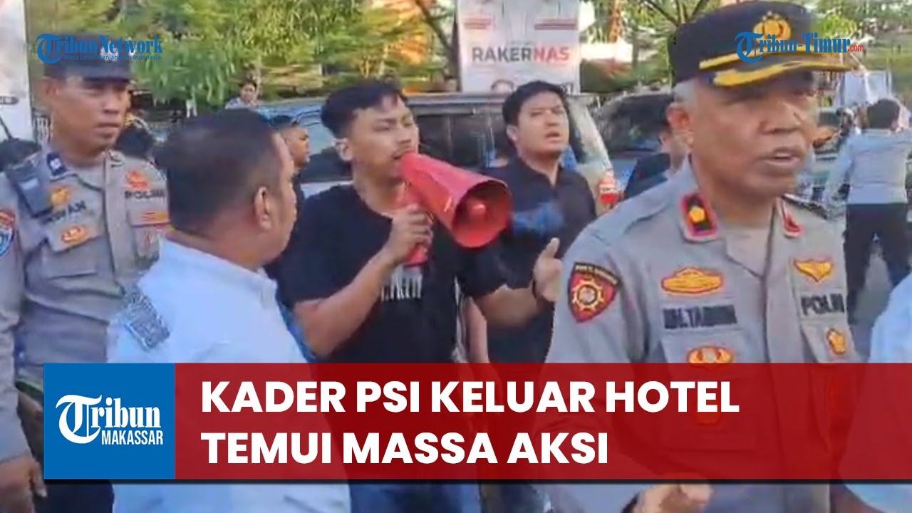 Ketegangan Pecah di Depan Hotel Claro: Massa Penolak Jokowi Bentrok dengan Kader PSI