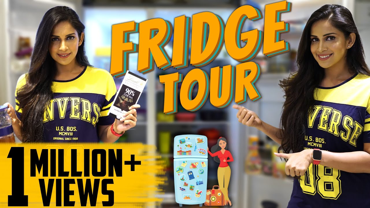 What's Inside My Fridge?🍟🍕 ft. Samyuktha | Fridge Tour Vlog