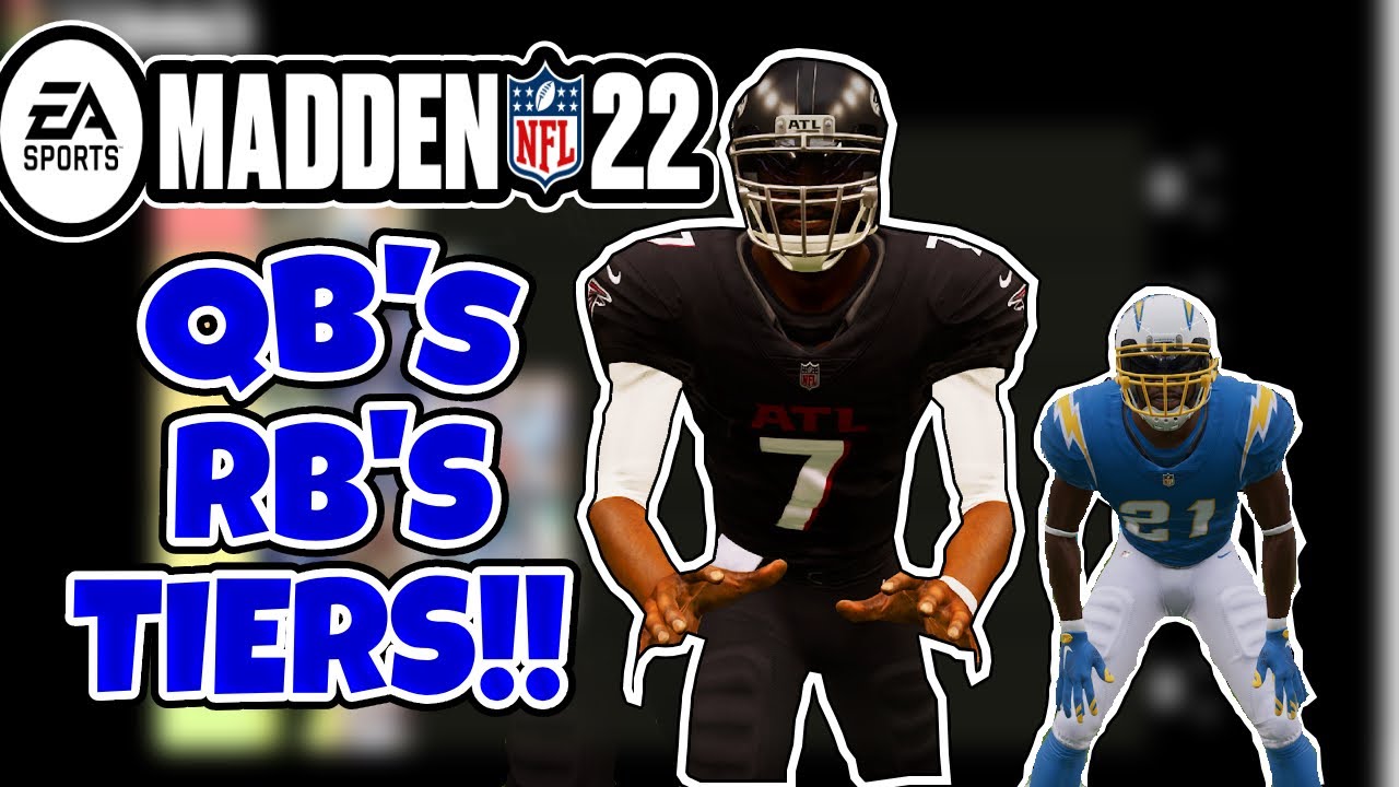 MY TIER LIST FOR BEST RUNNING BACKS AND BEST QUARTERBACKS IN MADDEN 22 ULTIMATE TEAM!!