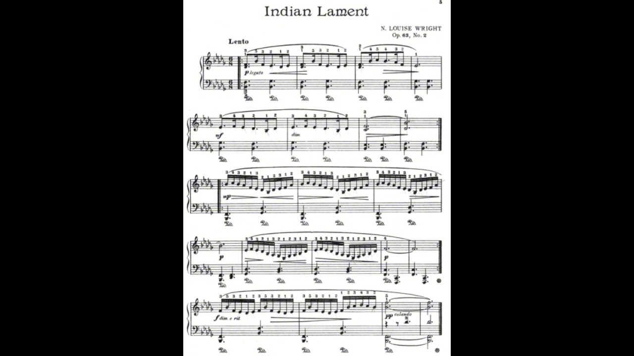 Nannie Louise Wright - American Indian Sketches, Op.63