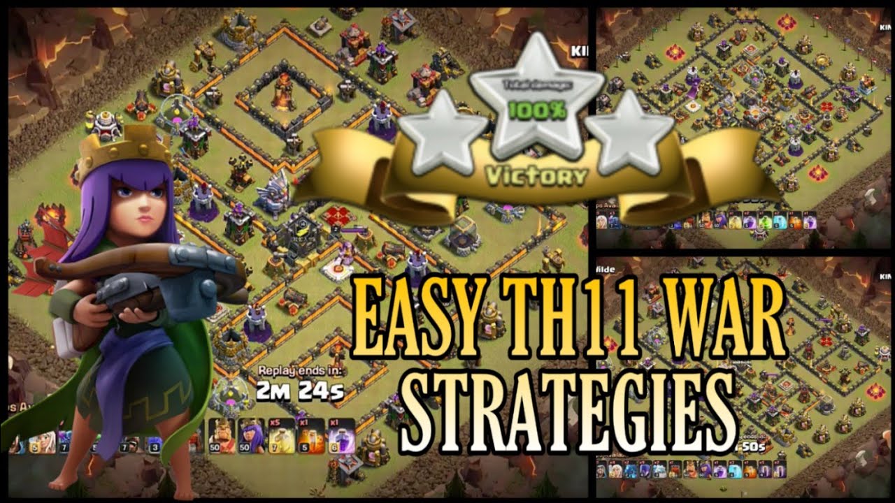 TH11 WAR ATTACK STRATEGIES | CLASH OF CLANS [Updated Nov 2019]