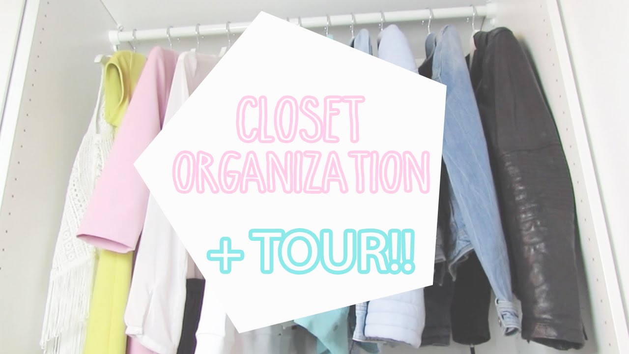 CLOSET ORGANIZATION & Tour del mio armadio!