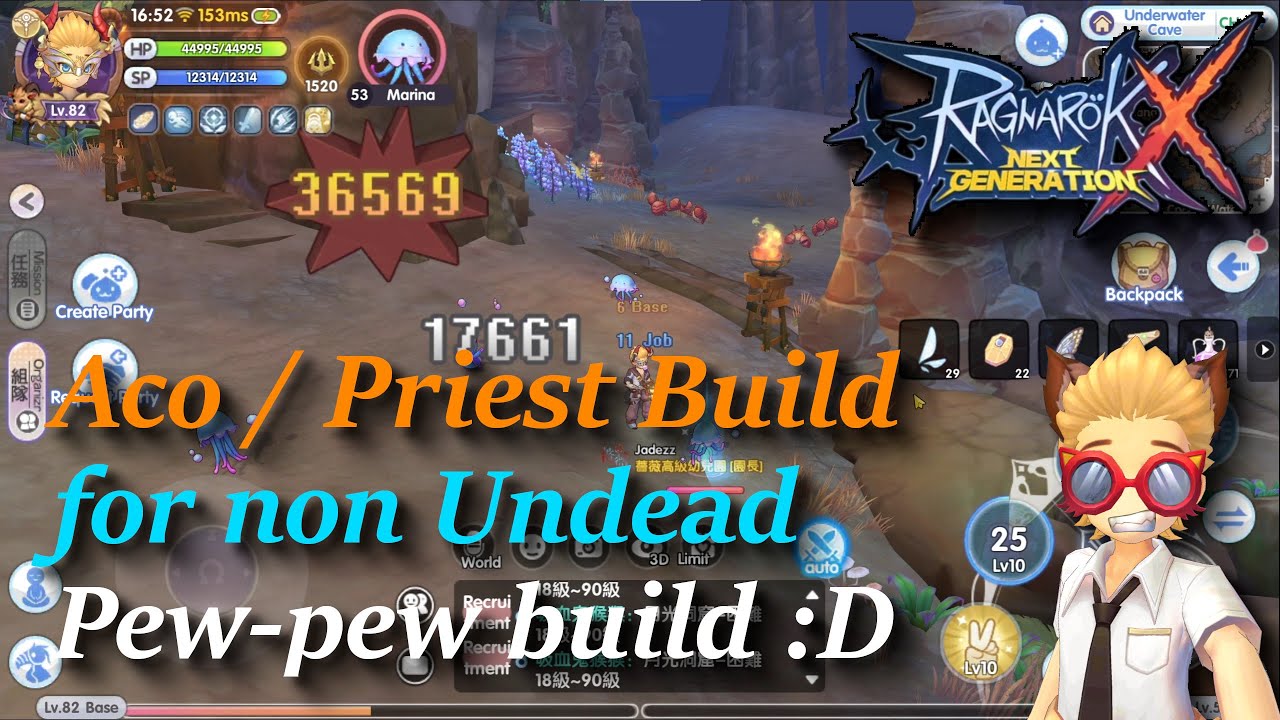 Aco and Priest Build for fighting non undead | rox | Ragnarok X: Next Generation