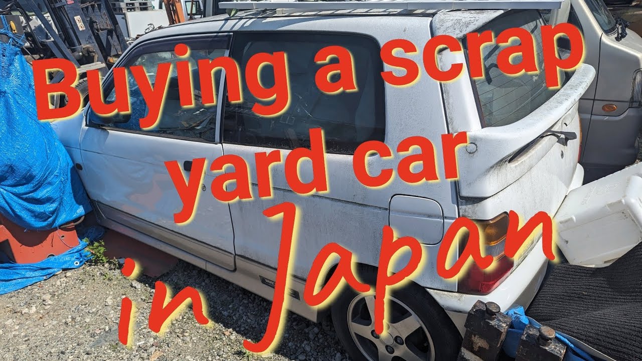 Saved from the scrapheap? Just bought a rare little Japanese gem of a car from a scrap yard