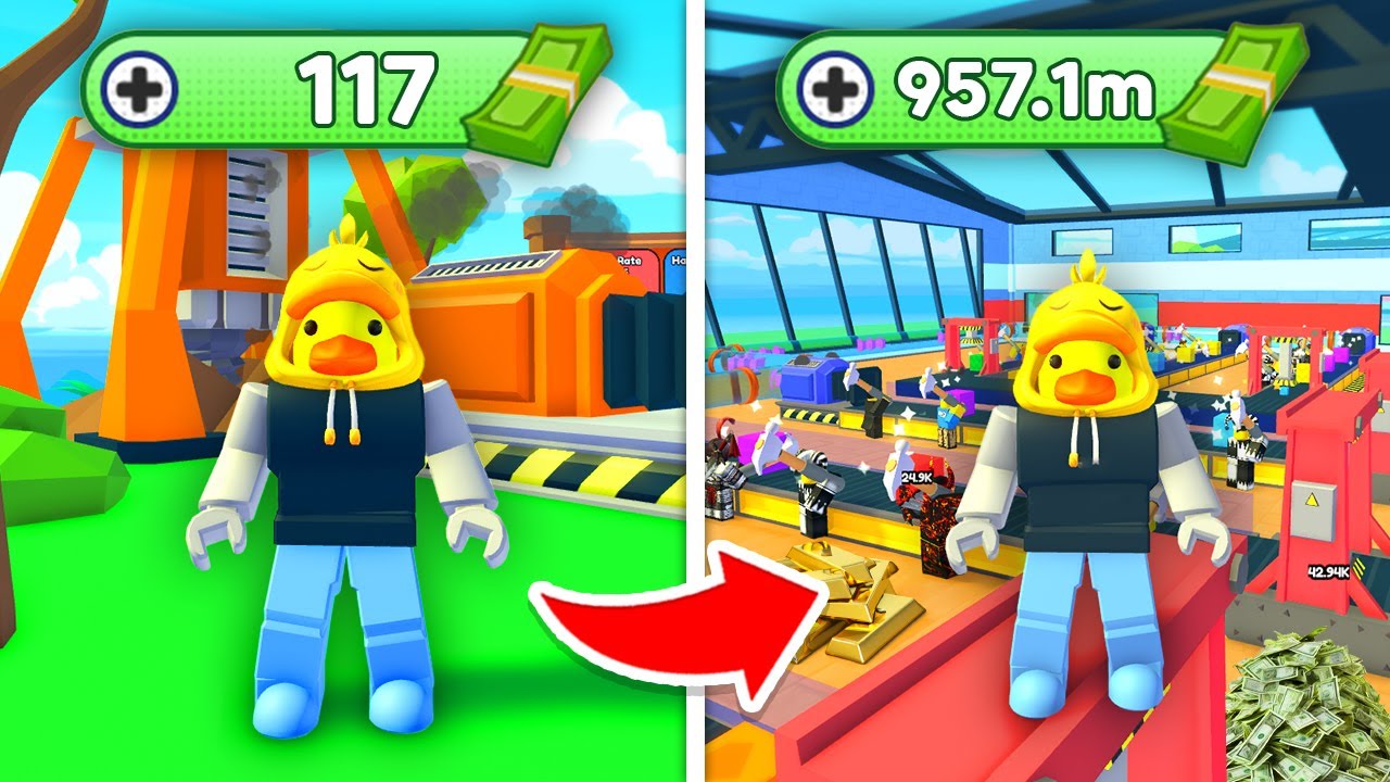 I Built MAX LEVEL Mega Factory and Made $957,198,108 in Roblox! (Movie)
