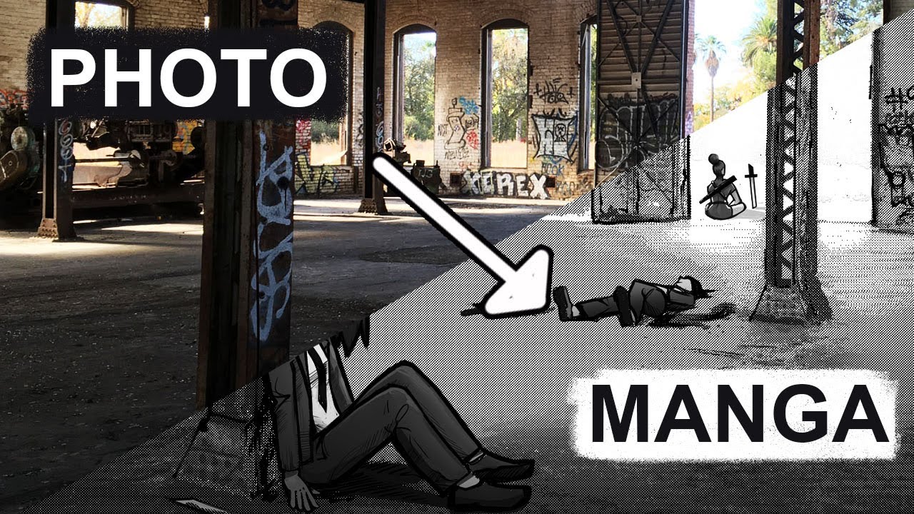 Turn Photos into Manga Background with Clip Studio Paint!