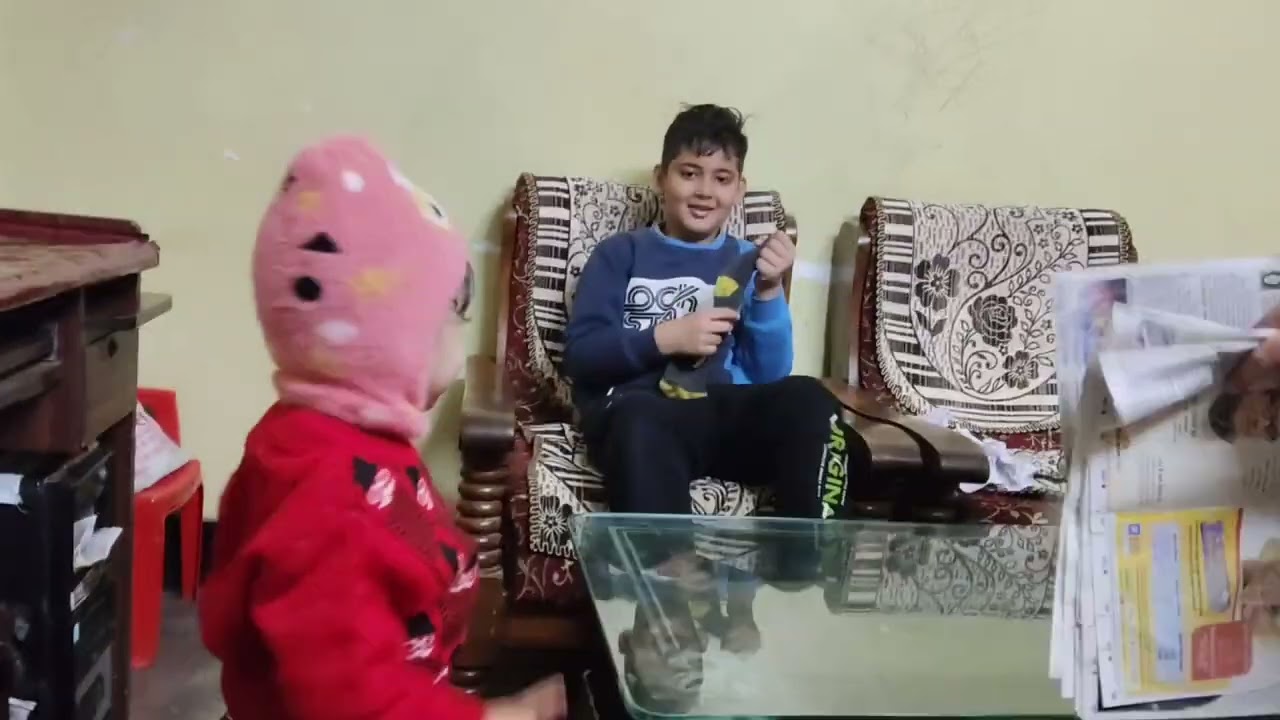 आज सुबह से ही दोनों भाईयों ने किया खूब घर में सबको परसन😡🧿👌🧿