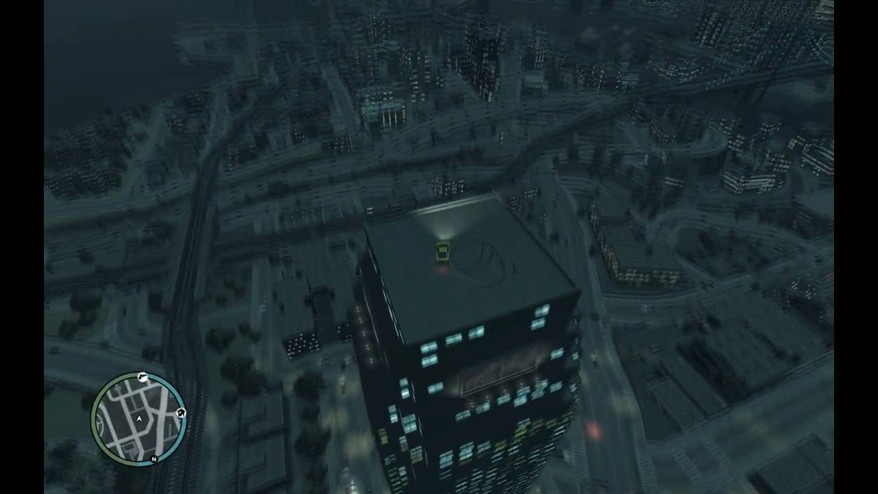 Gta 4 Burnout on the Roof / Palenie gumy na dachu [HD]