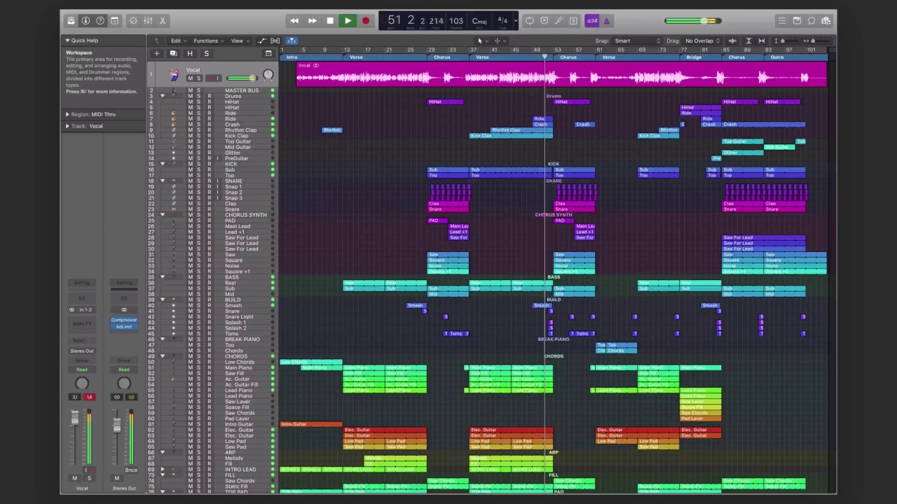Chainsmokers & Coldplay - Something Just Like This (Logic Pro X Remake)