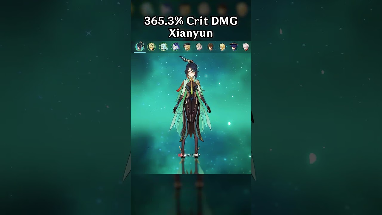 365.3% CRIT DMG XIANYUN