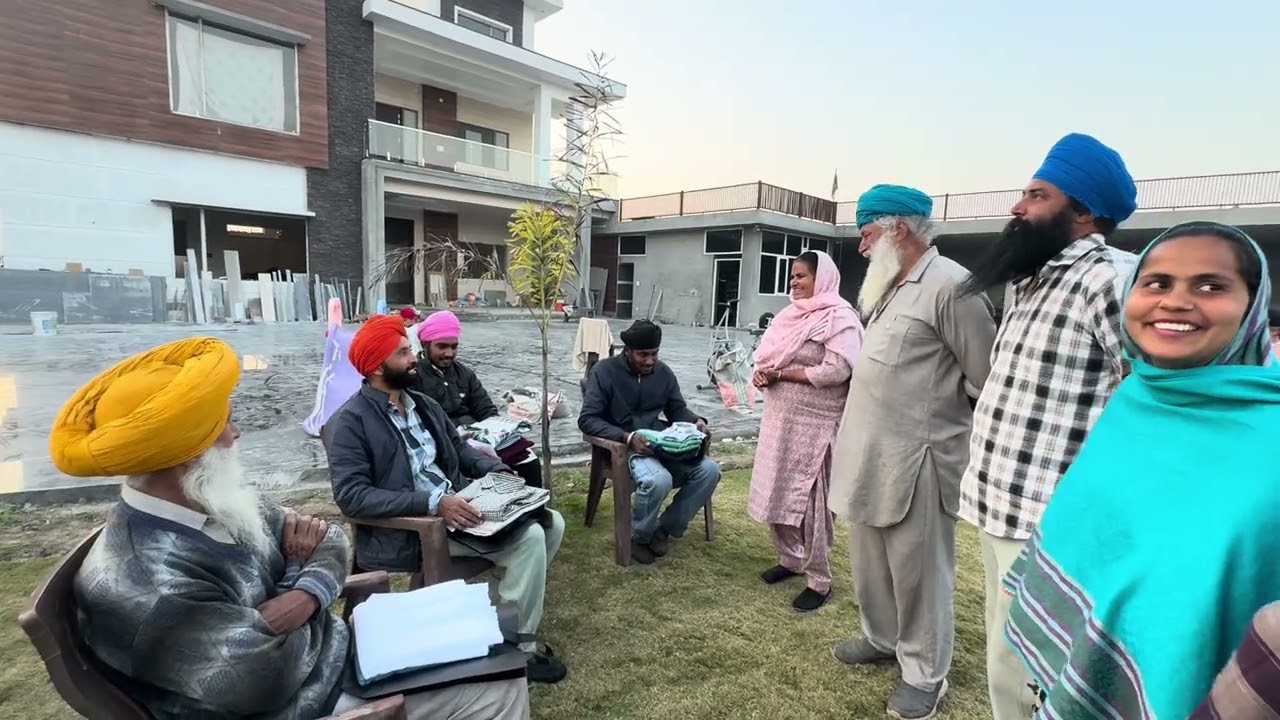 Raj Mistria da ghar wich akhiri din, sade wallo vidhai party