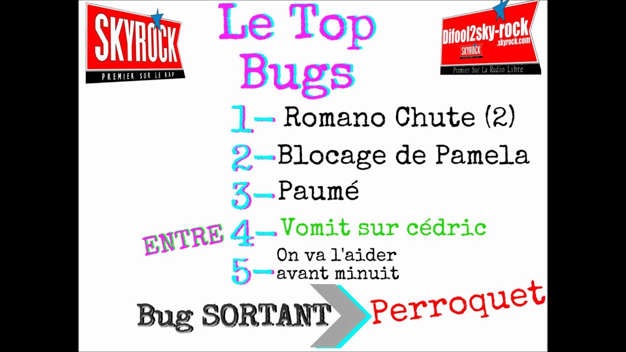 Radio Libre - Top Bug Du 18 Juillet 2012