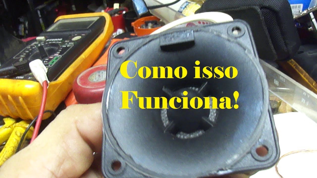 AGUDOS. Como funciona o Tweeter Piezoelétrico!
