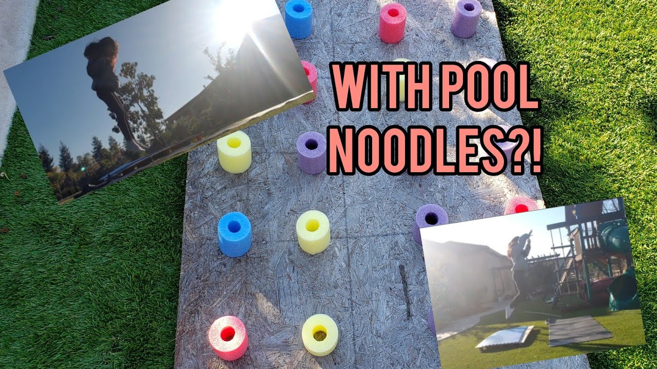 Attempting to Build A Spring Floor with Pool Noodles | How to