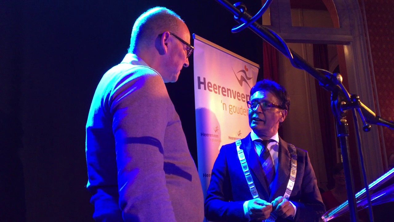 Uitreiking Gouden Plak 2017 aan Udo de Goede
