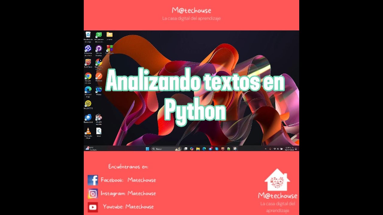 PYTHON: Analizando textos en Python #techno #technology #programming #programacion