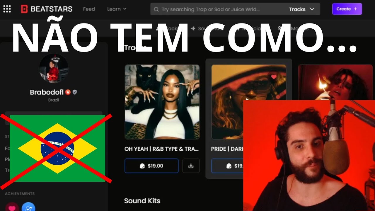 SE VC &Eacute; BR E USA O BEATSTARS P/ VENDER BEATS, CUIDADO