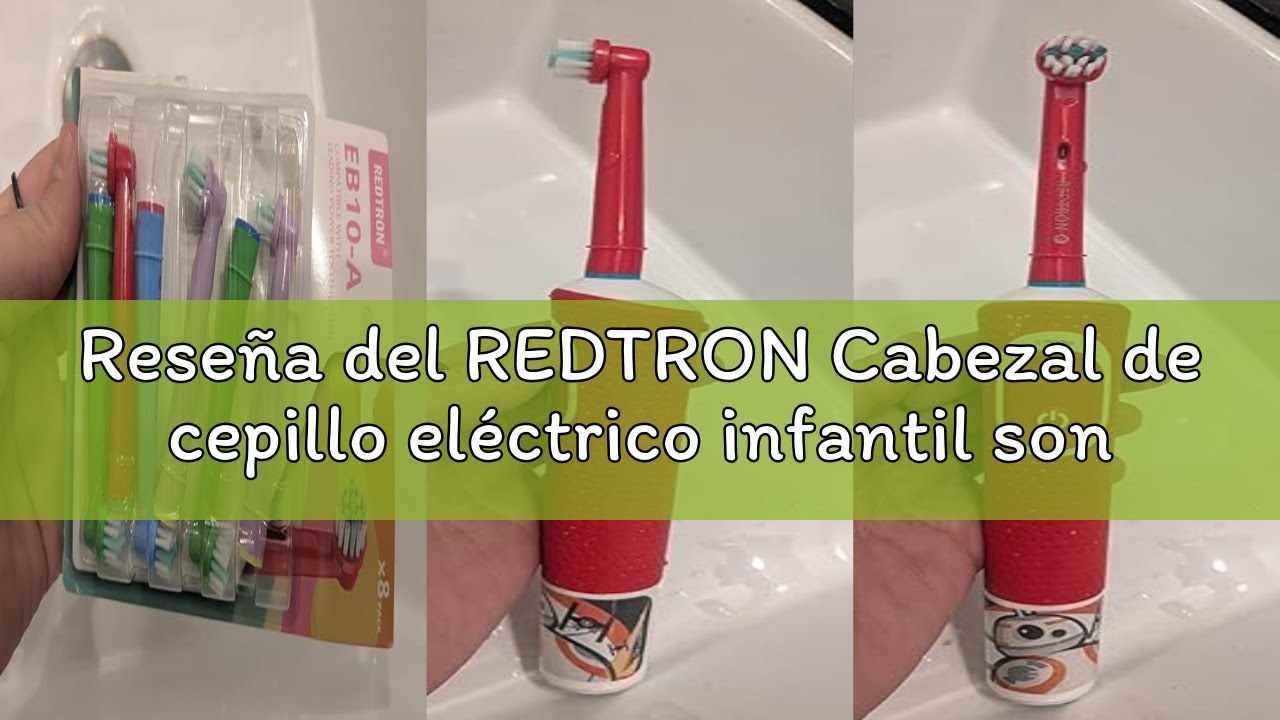 Reseña del REDTRON Cabezal de cepillo eléctrico infantil son compatible con Oral B, Cerdas Suaves Ca