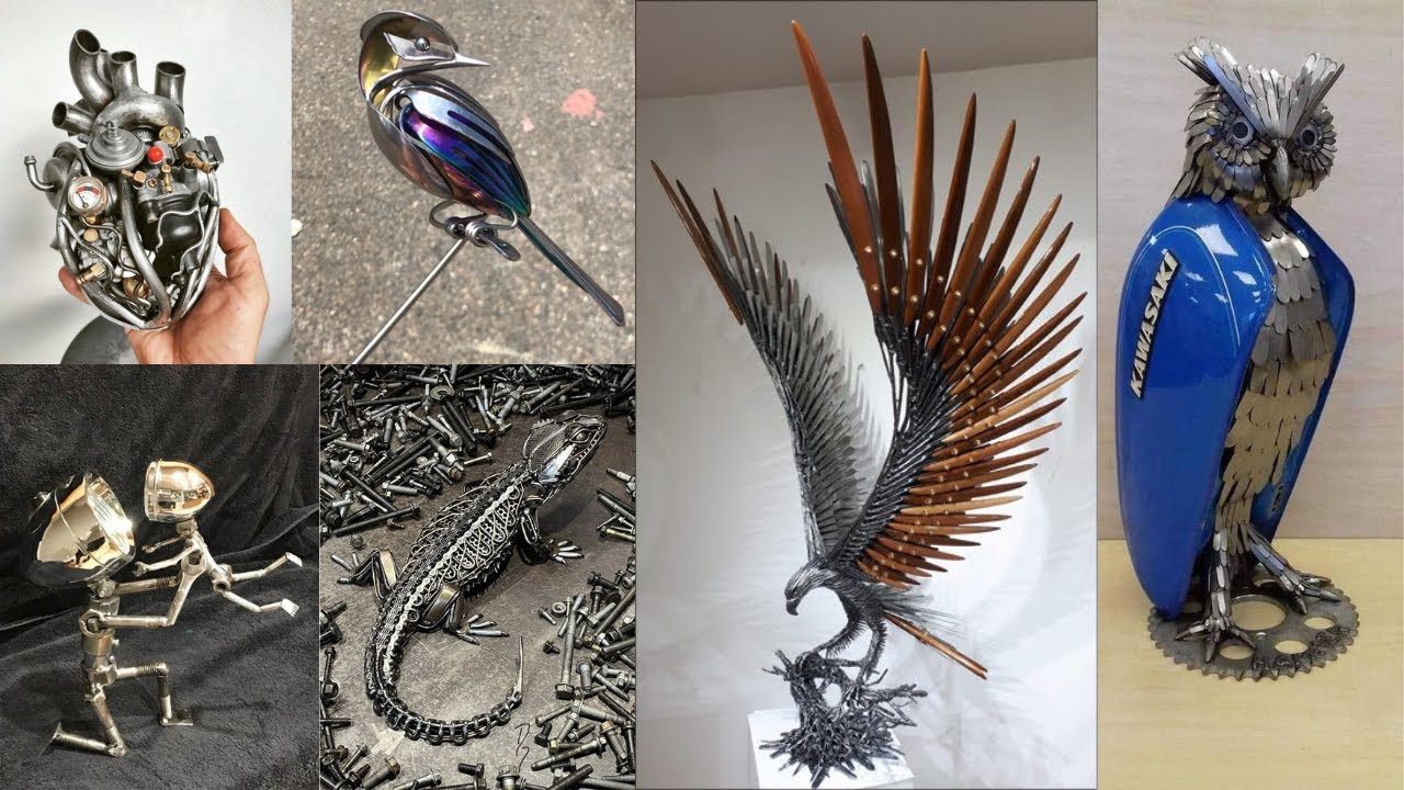 Fun Scrape Metal Projects/For Beginners  decor ideas /scrape metal art/metal wall decor ideas