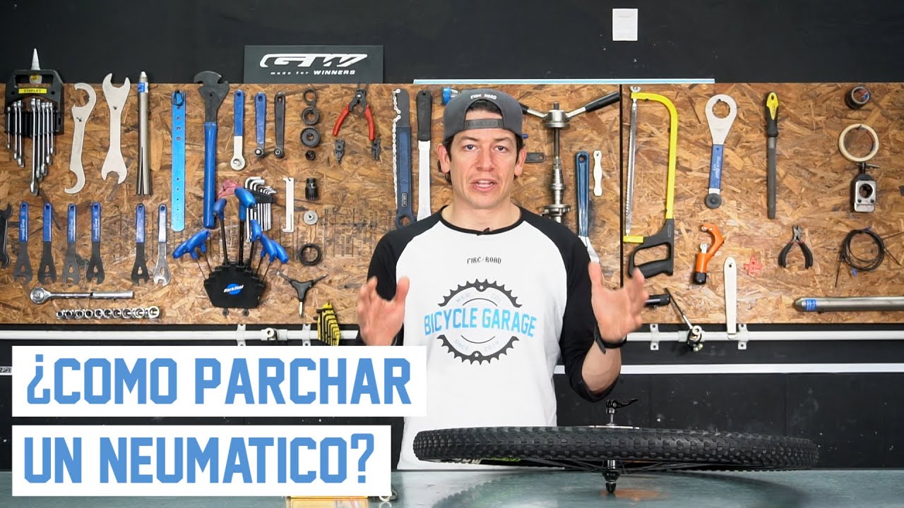 Como parchar un neumático y como sacar y meter la llanta sin ayuda de palancas