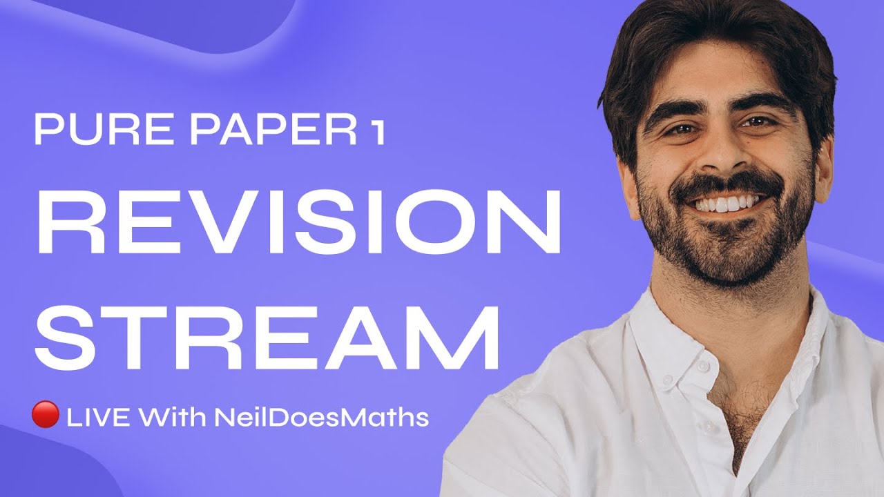 A-Level Maths PURE Paper 1 REVISION | EDEXCEL and AQA | 4–9PM | Cram Course