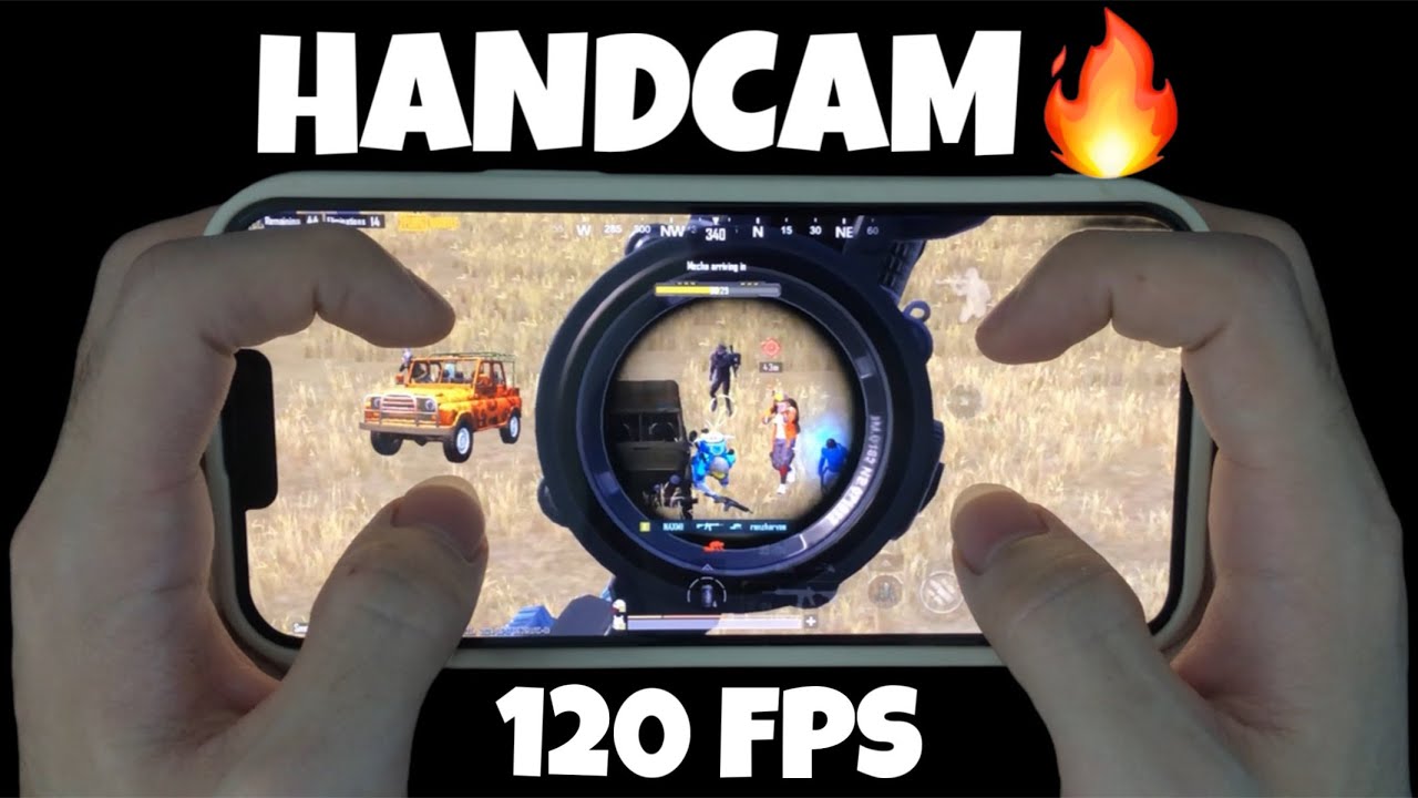 Power of 120 FPS🔥Best HANDCAM 5 Finger + Full Gyroscope | iPhone 13 Pro Max GAMEPLAY ❤️ Daxua PUBG