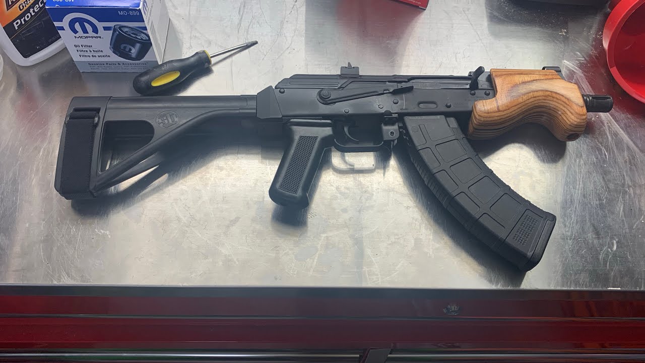 Micro Draco AK47 Pistol Brace Install