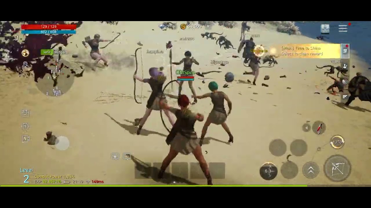 Odin Valhalla by kakaogames - new dark MMORPG on mobile - first few minutes