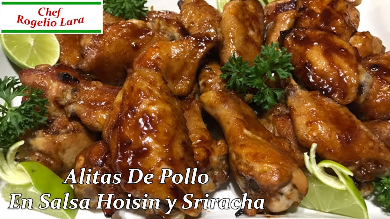 Alitas De Pollo En Salsa Hoisin Y Sriracha , Deliciosa Receta