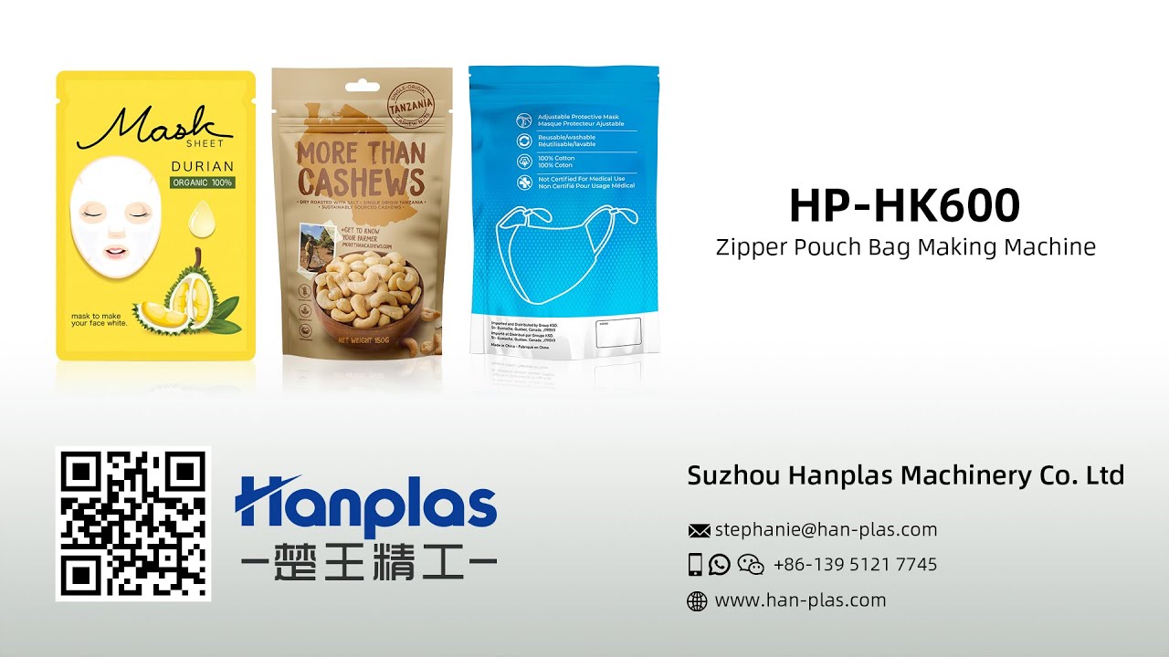 HP-HK600 Multi Functional Zipper Pouch Bag Making Machine