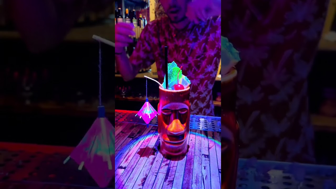 Want the ultimate tiki adventure? 🍍 Step into the Pineapple Parlor, a hidden tiki speakeasy in