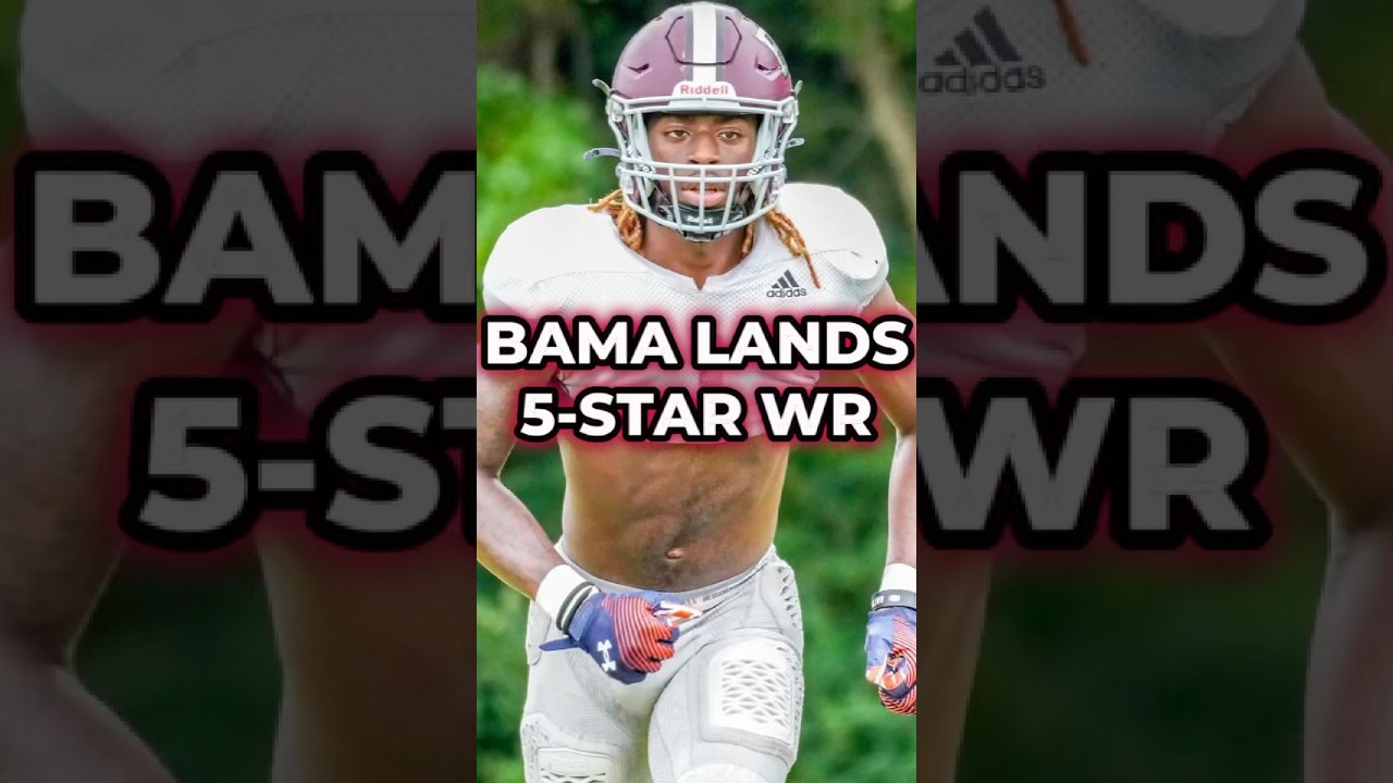 🚨 BREAKING! 5-Star WR Cederian Morgan Commits To Alabama's 2026 Recruiting Class 