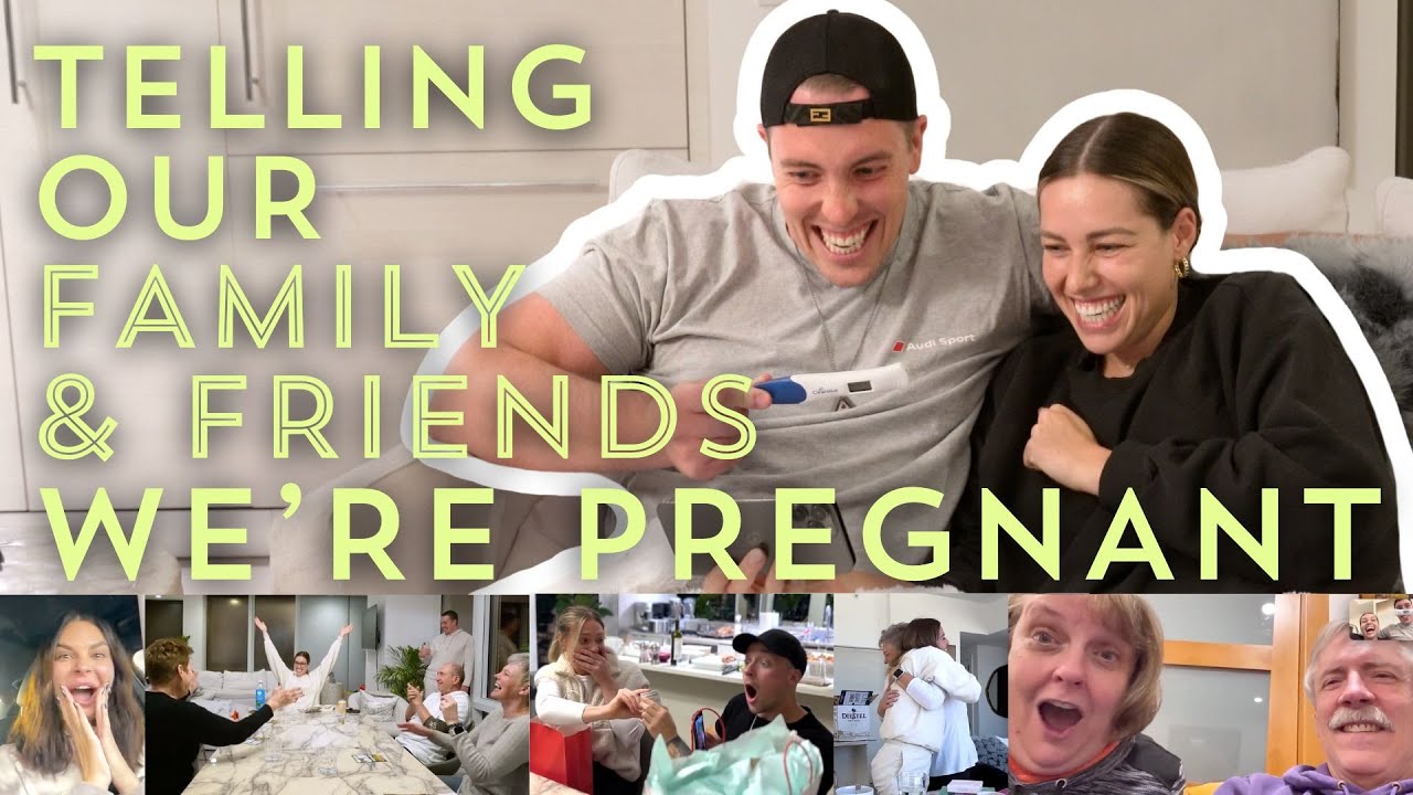 Telling our friends & family WE'RE PREGNANT! *they were surprised!*