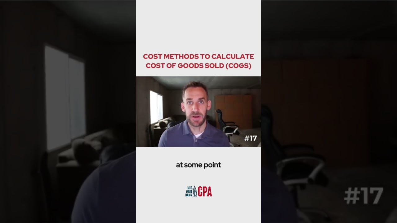 COST METHODS TO CALCULATE COGS