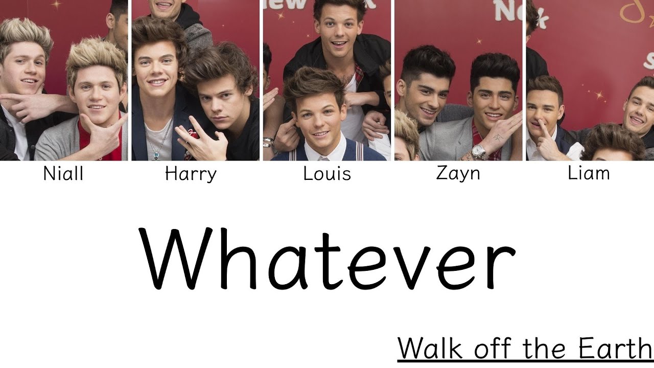 AI Cover｜One Direction x Walk off the Earth《Whatever》